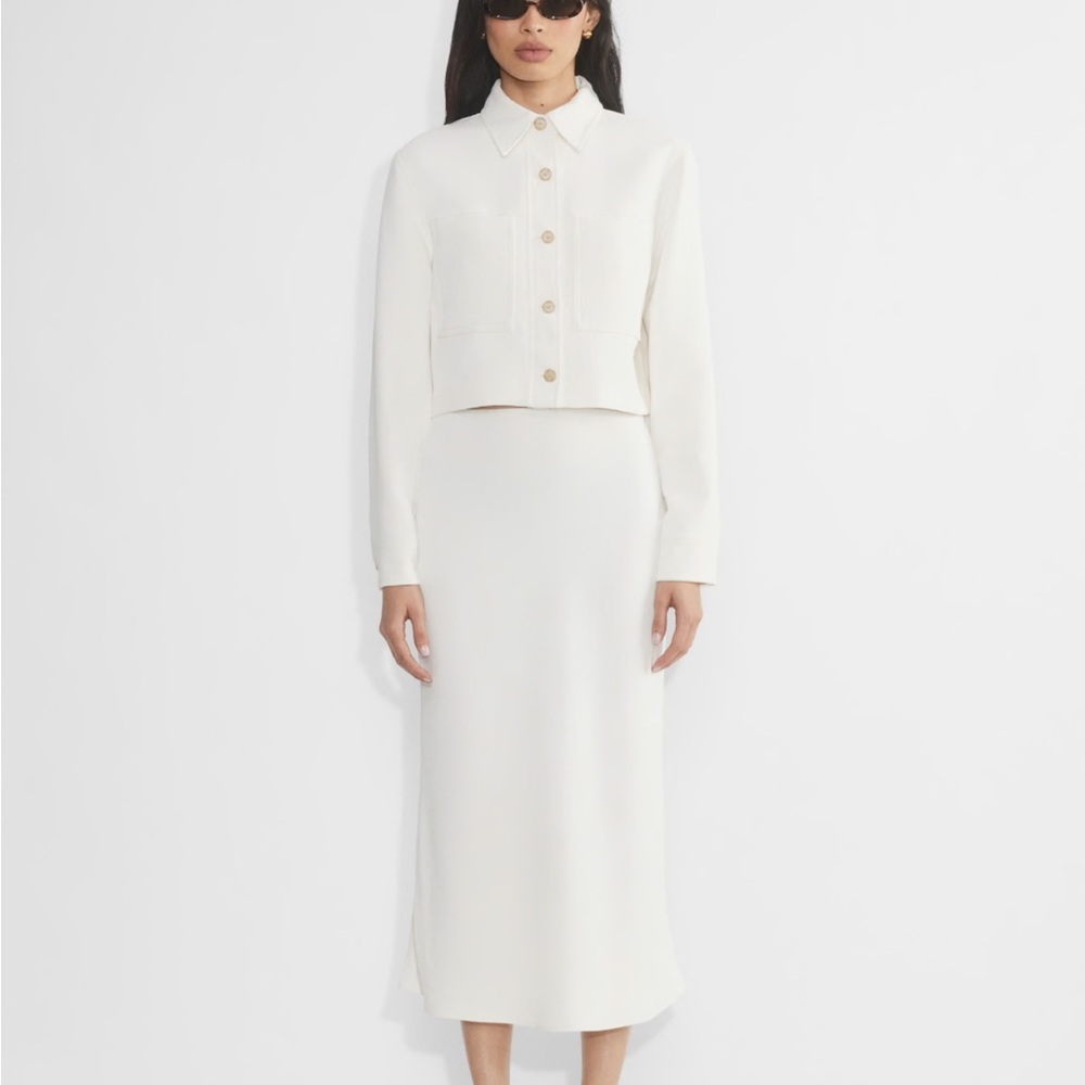 aritzia Cropped Off White / Cream Jacket - Picture 5 of 7